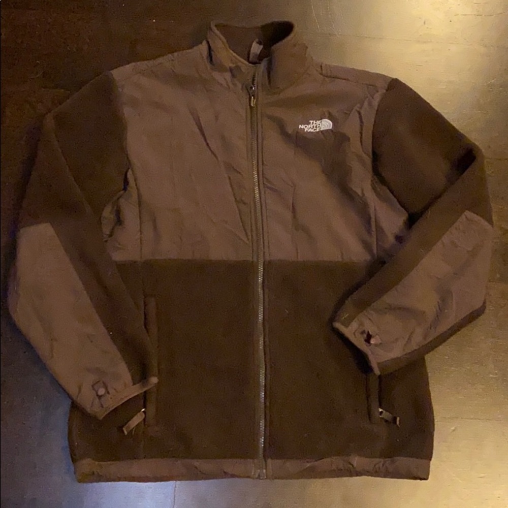 Brown North Face Fleece Jacket